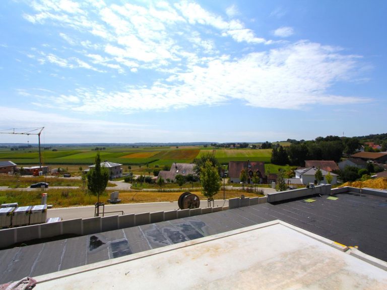 Ausblick vom Balkon
