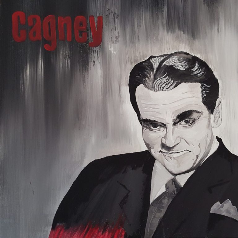 James Cagney - Tempera auf Leinwand James Cagney - Tempera auf Leinwand