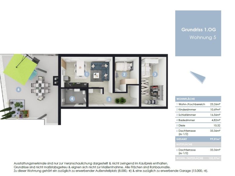 Grundriss Wohnung 5 Grundriss Wohnung 5